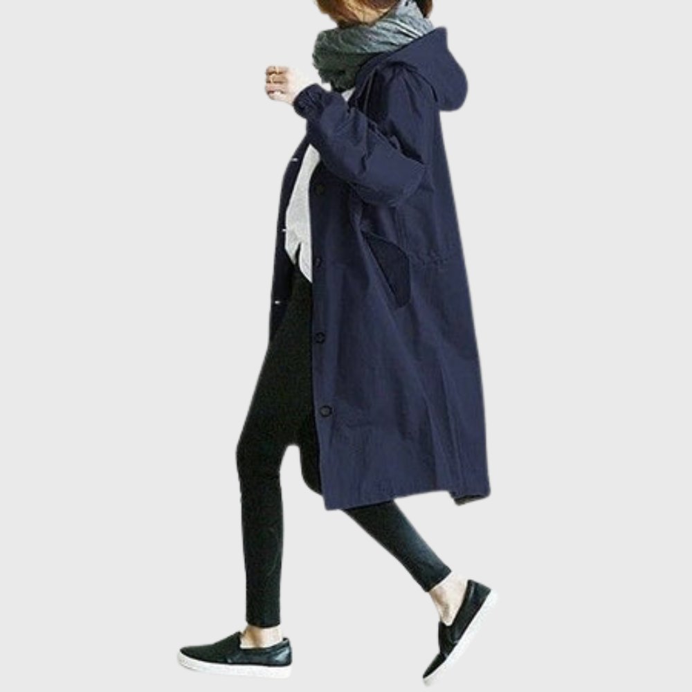 Vivian | Women's Oversized Trench Coat | Hooded · PNY