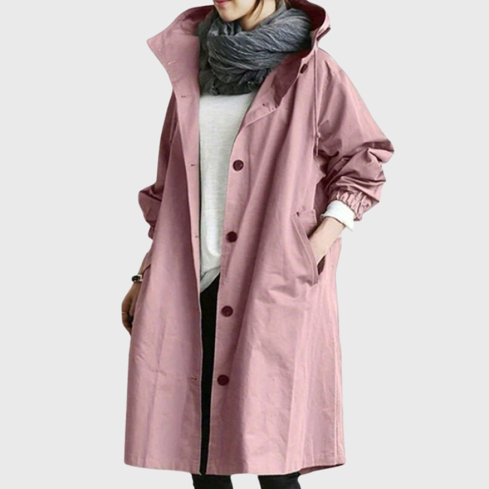 Vivian | Women's Oversized Trench Coat | Hooded · PNY