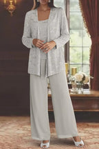 Vivian | Women's Sequined Pant Set | Jacket Included · PNY