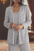 Vivian | Women's Sequined Pant Set | Jacket Included · PNY