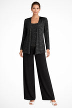 Vivian | Women's Sequined Pant Set | Jacket Included · PNY