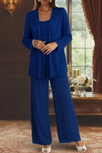 Vivian | Women's Sequined Pant Set | Jacket Included · PNY