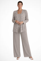 Vivian | Women's Sequined Pant Set | Jacket Included · PNY
