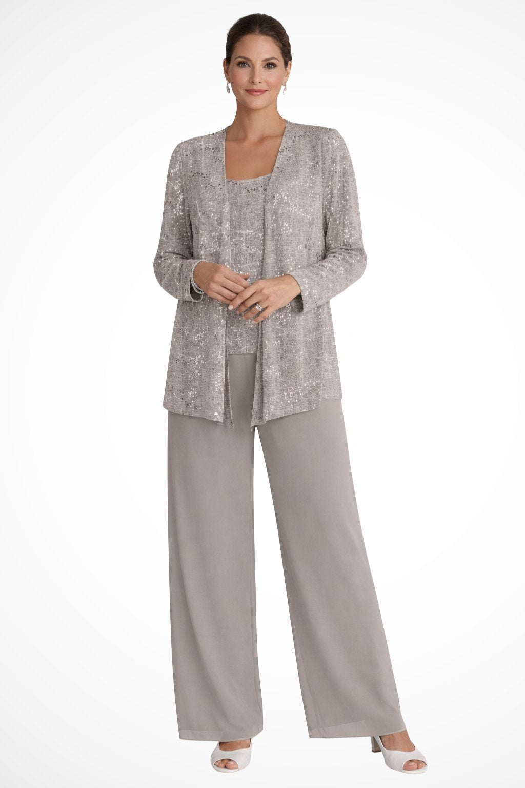 Vivian | Women's Sequined Pant Set | Jacket Included · PNY