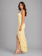 Vivian | Women's Sleeveless Maxi Dress | Ruffle Hem · PNY