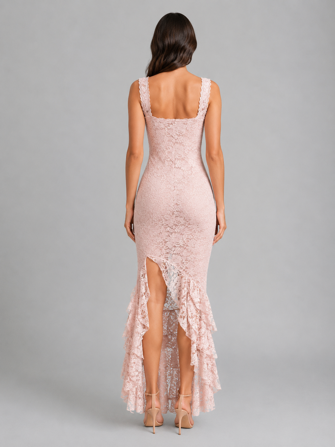 Vivian | Women's Sleeveless Maxi Dress | Ruffle Hem · PNY