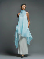 Vivian | Women's Sleeveless Maxi Dress | Sheer Overlay · PNY