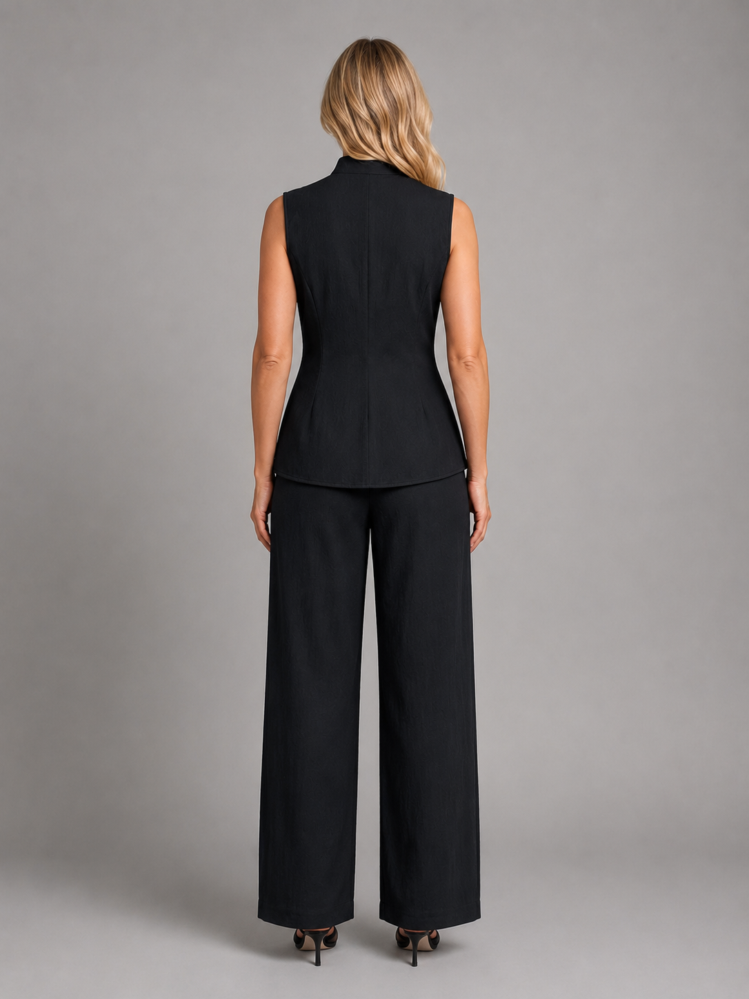 Vivian | Women's Sleeveless Set | Button-Front · PNY