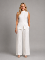 Vivian | Women's Sleeveless Set | Button-Front · PNY