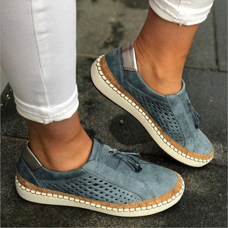 Vivian | Women's Slip-On Sneakers | Perforated Detail · PNY