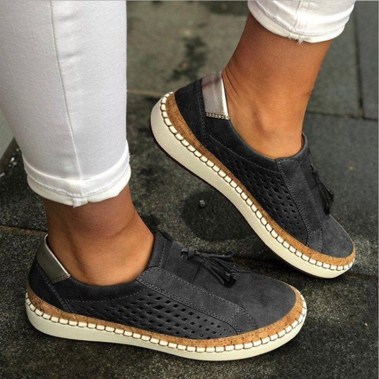 Vivian | Women's Slip-On Sneakers | Perforated Detail · PNY
