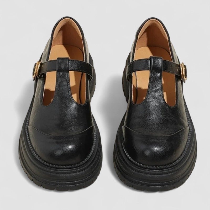 Vivian | Women's T-Strap Mary Janes | Buckle Platform · PNY