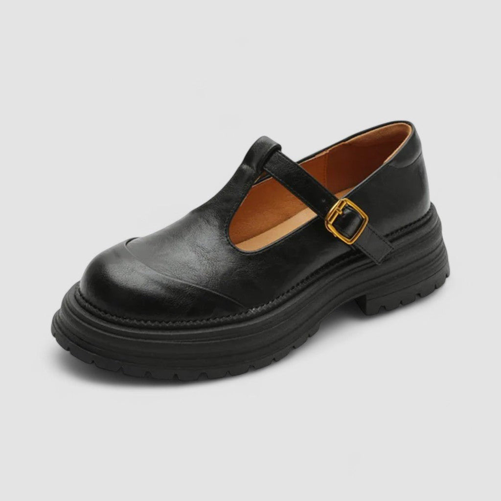 Vivian | Women's T-Strap Mary Janes | Buckle Platform · PNY