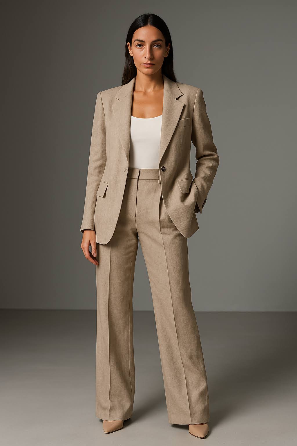 Vivian | Women's Two-Piece Pant Suit | Single-Button · PNY
