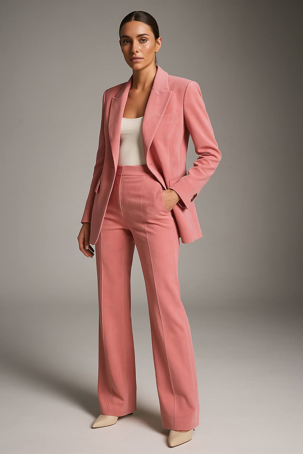 Vivian | Women's Two-Piece Pant Suit | Single-Button · PNY