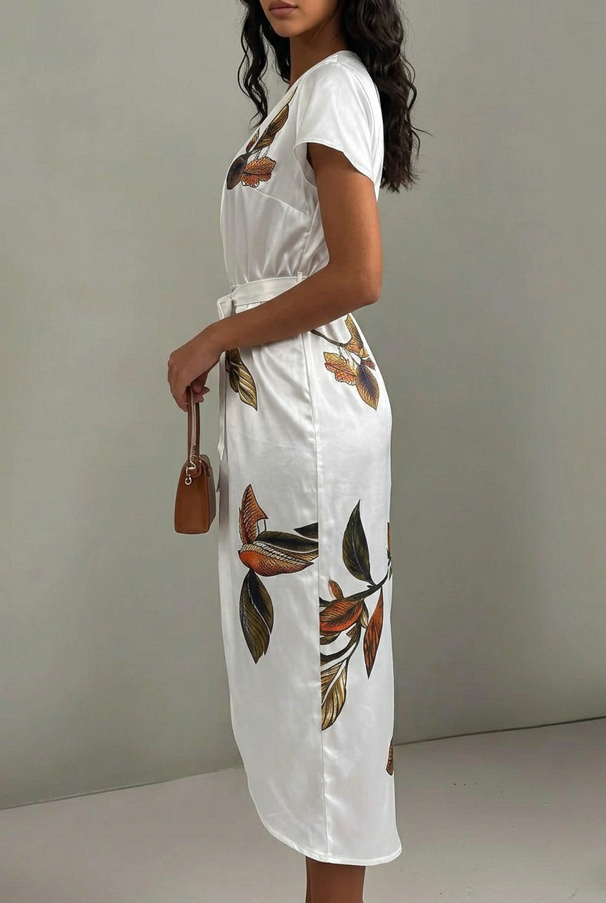 Vivian | Women's Wrap Dress | Floral Print · PNY