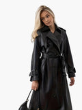Vivienne | Women's Double-Breasted Trench Coat | Belted Waist · PNY