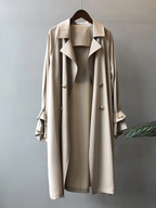 Vivienne | Women's Double-Breasted Trench Coat | Long · PNY