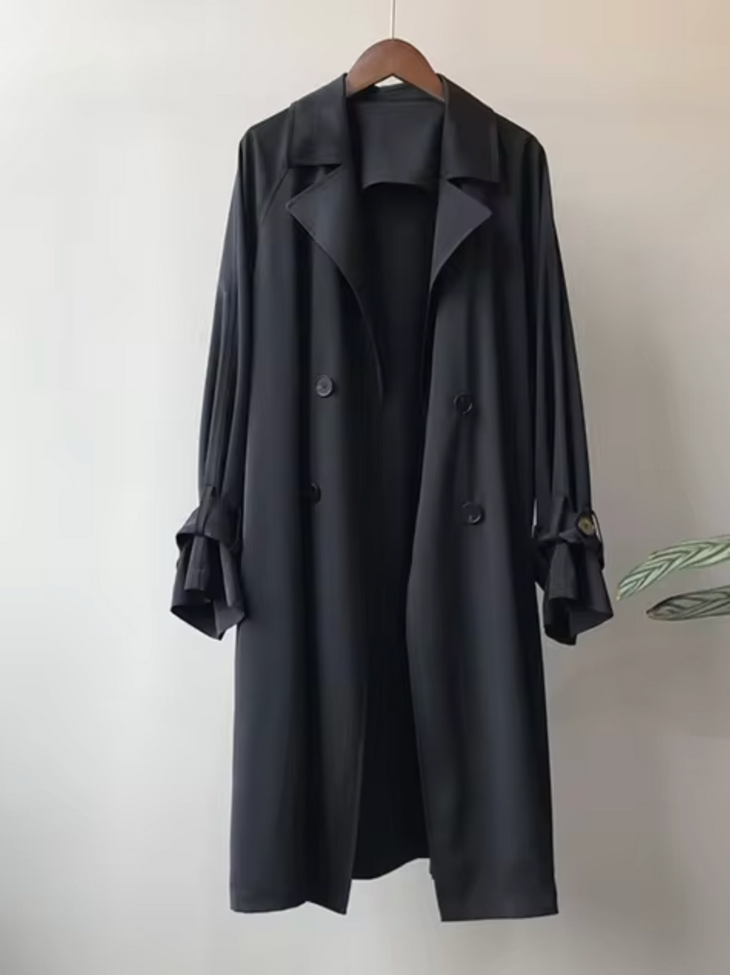 Vivienne | Women's Double-Breasted Trench Coat | Long · PNY