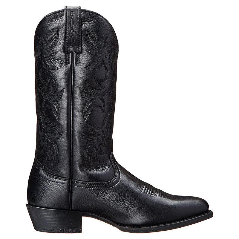 Wesley | Men's Classic Cowboy Boots | Embroidered Leather · PNY