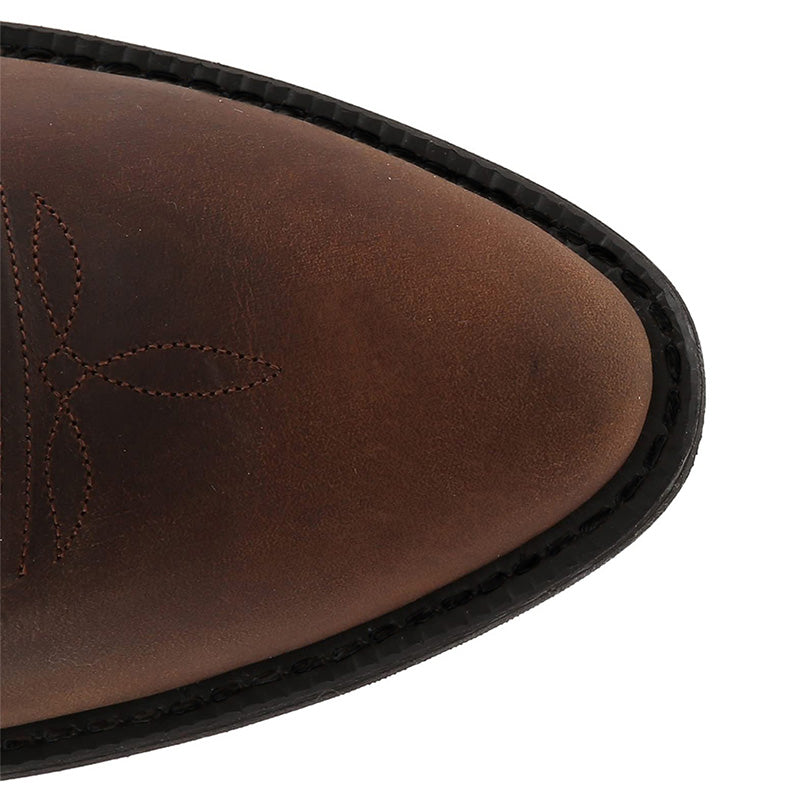Wesley | Men's Classic Cowboy Boots | Embroidered Leather · PNY
