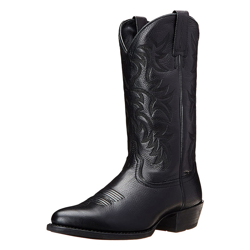 Wesley | Men's Classic Cowboy Boots | Embroidered Leather · PNY