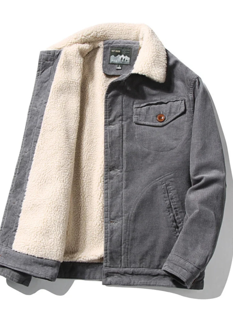 Wesley | Men's Corduroy Jacket | Sherpa-Lined · PNY