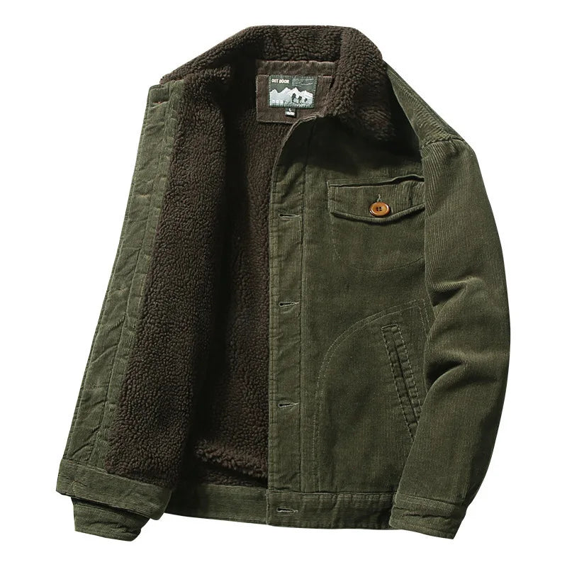 Wesley | Men's Corduroy Jacket | Sherpa-Lined · PNY