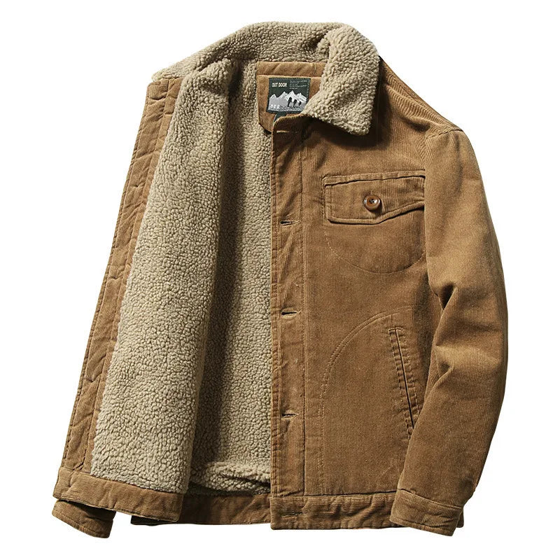 Wesley | Men's Corduroy Jacket | Sherpa-Lined · PNY