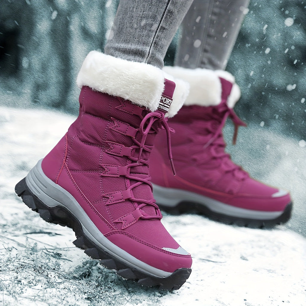 Willow | Women's Lace-Up Snow Boots | Fleece-Lined · PNY