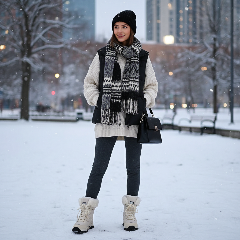 Willow | Women's Lace-Up Snow Boots | Fleece-Lined · PNY