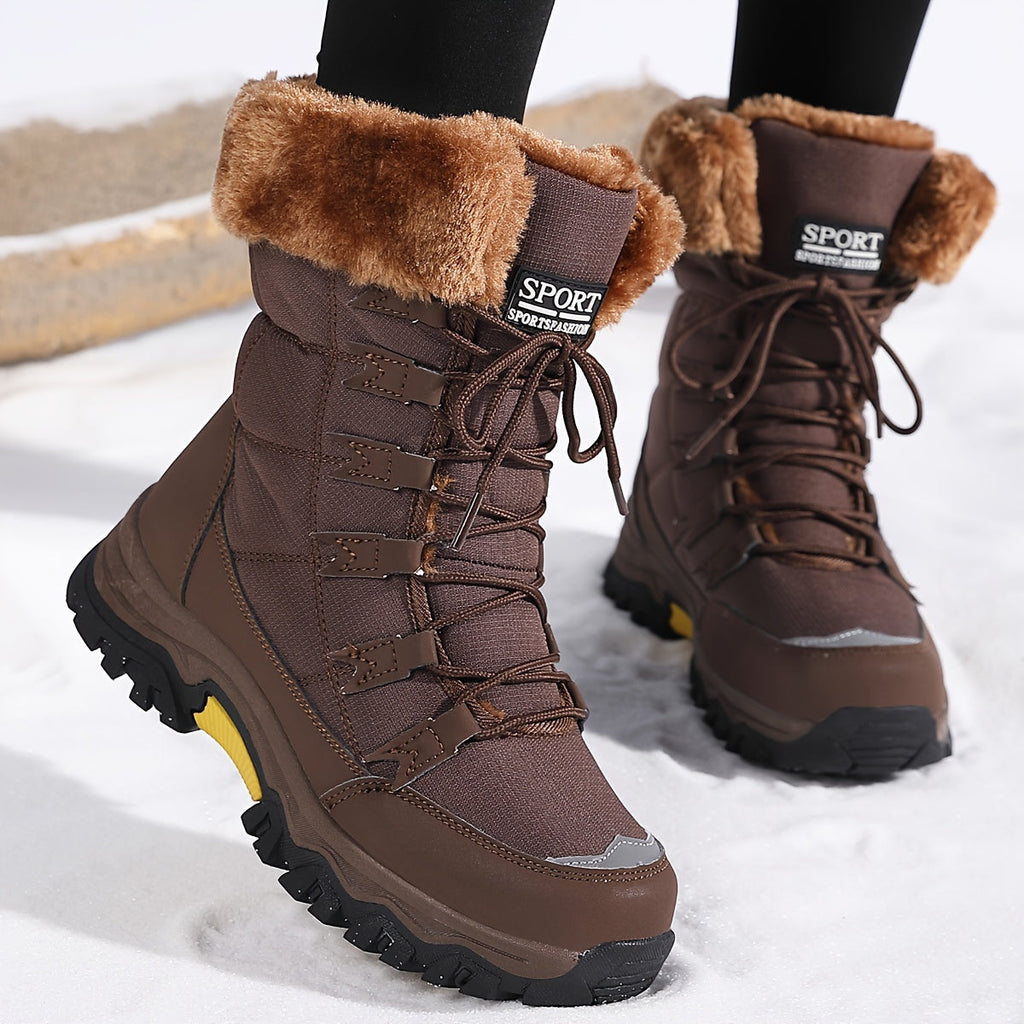 Willow | Women's Lace-Up Snow Boots | Fleece-Lined · PNY