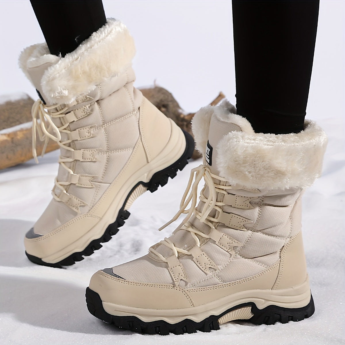 Willow | Women's Lace-Up Snow Boots | Fleece-Lined · PNY