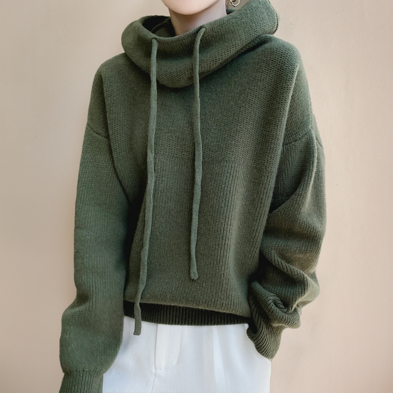 Willow | Women's Oversized Hooded Sweater | Drawstring Neck · PNY
