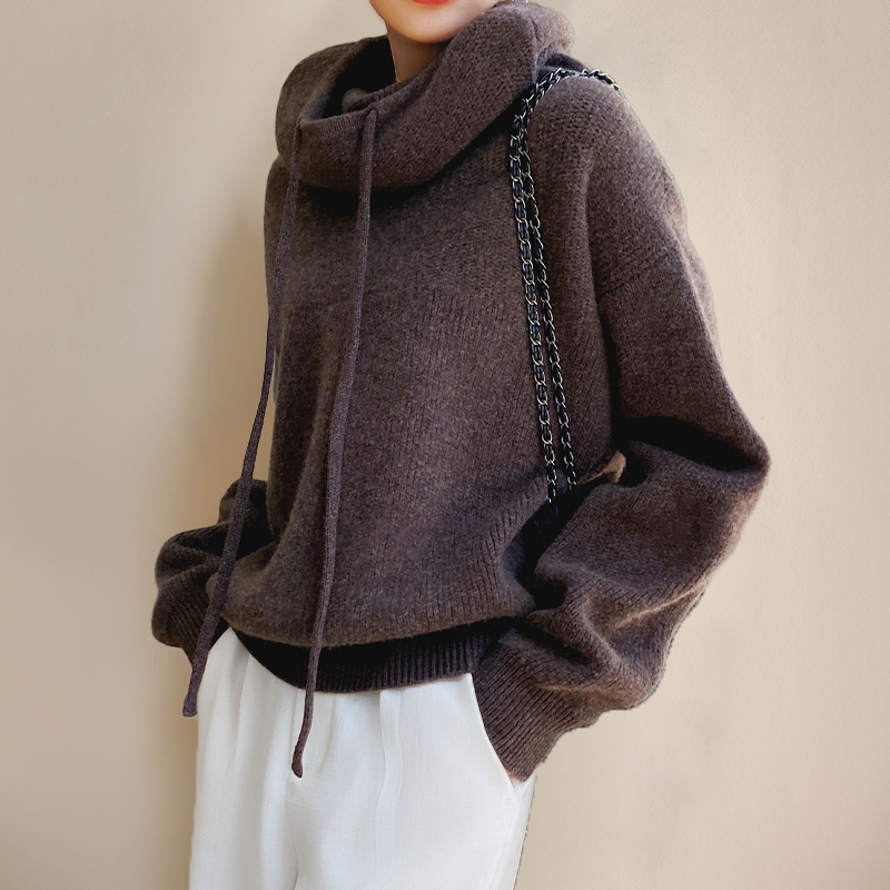 Willow | Women's Oversized Hooded Sweater | Drawstring Neck · PNY