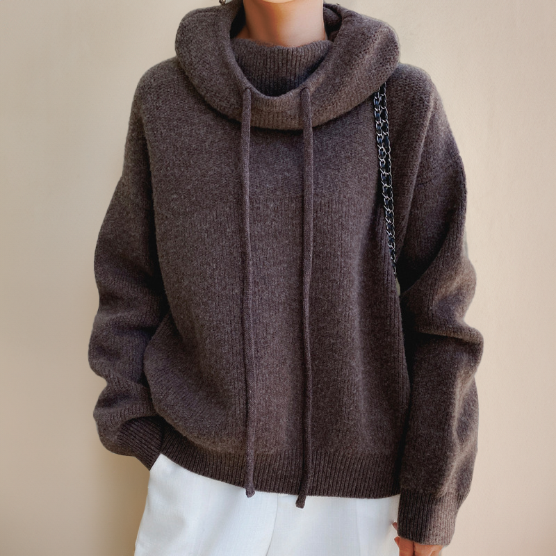 Willow | Women's Oversized Hooded Sweater | Drawstring Neck · PNY