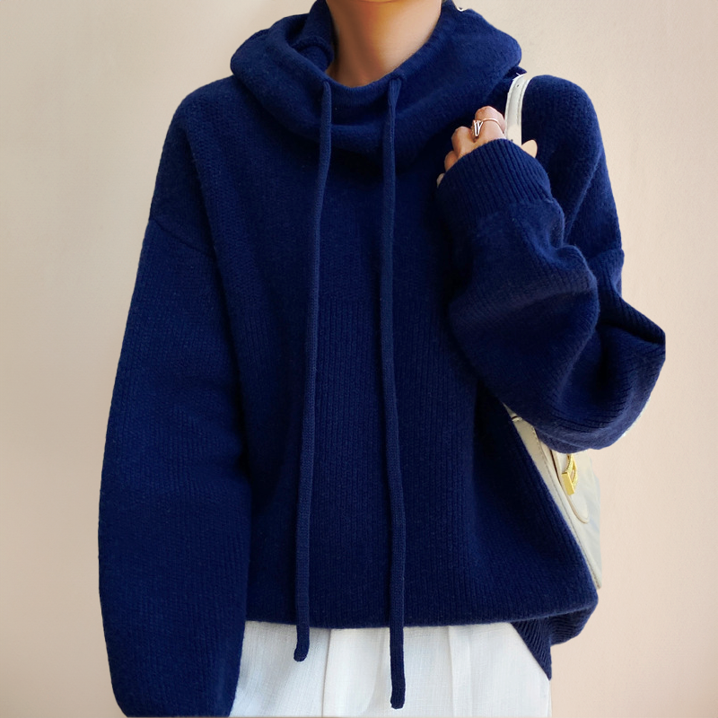 Willow | Women's Oversized Hooded Sweater | Drawstring Neck · PNY