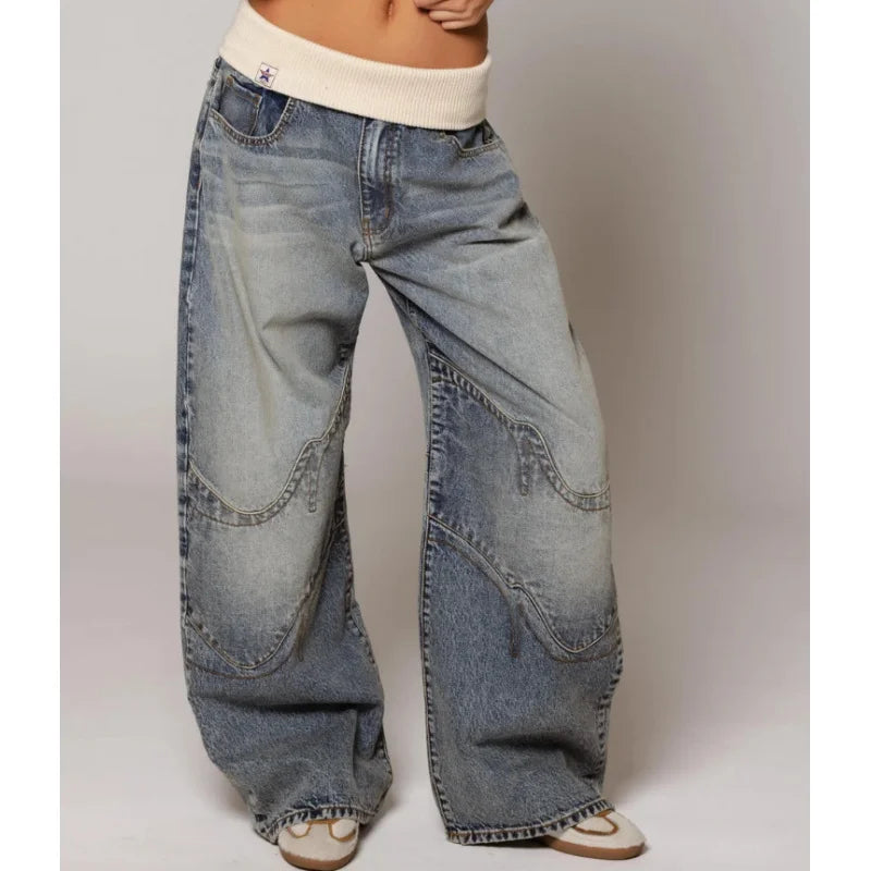 Willow | Women's Wide-Leg Jeans | Washed Denim · PNY