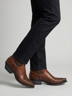 Wyatt | Men's Western Boots | Embroidered Detailing · PNY