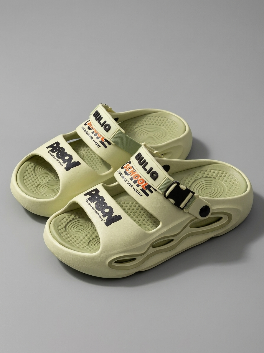 Marcus | Men's Platform Sandals | Buckle Strap - Eltrendio