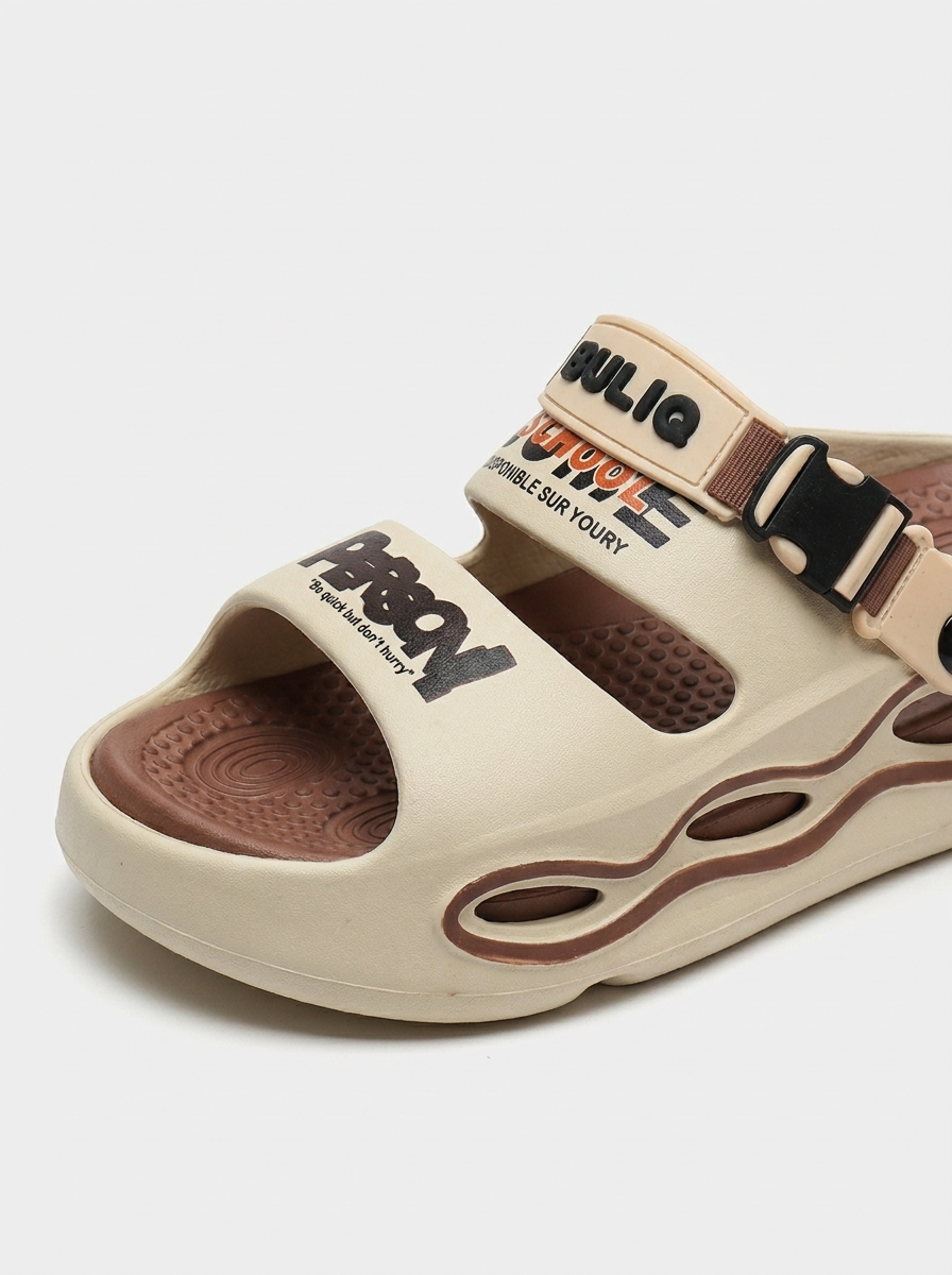 Marcus | Men's Platform Sandals | Buckle Strap - Eltrendio