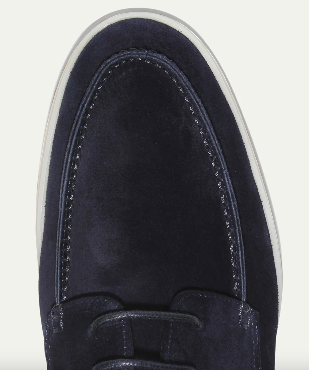 Preston | Men’s Lace Up Casual Shoes | Moc Toe Contrast Sole Everyday Wear-Men Shoes-Pick NewYork