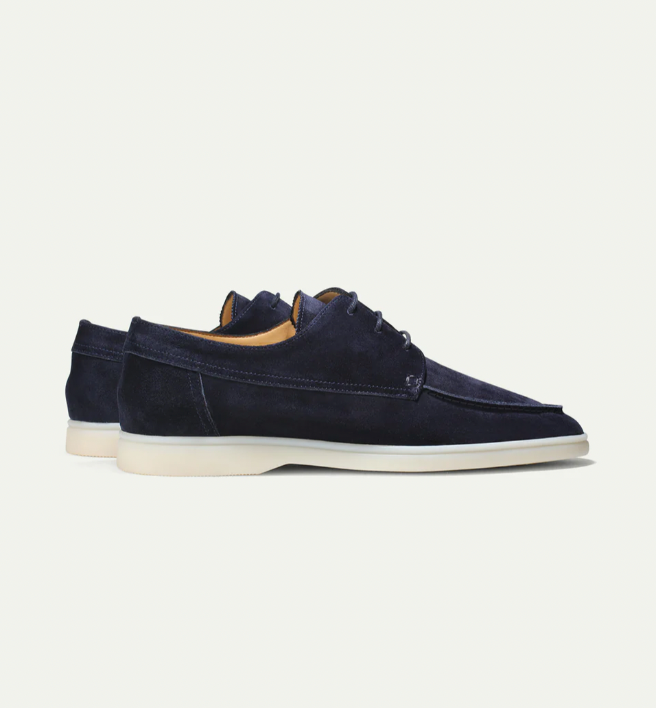 Preston | Men’s Lace Up Casual Shoes | Moc Toe Contrast Sole Everyday Wear-Men Shoes-Pick NewYork