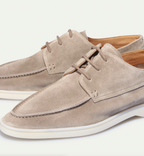 Preston | Men’s Lace Up Casual Shoes | Moc Toe Contrast Sole Everyday Wear-Men Shoes-Pick NewYork