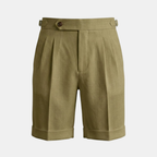 Preston | Men's Pleated Shorts | High Waist Vacation Shorts-Men Shorts-Pick NewYork