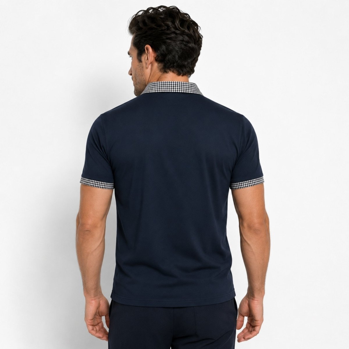 Preston | Men’s Polo Shirt | Contrast Collar Smart Casual-Men Polo-Pick NewYork