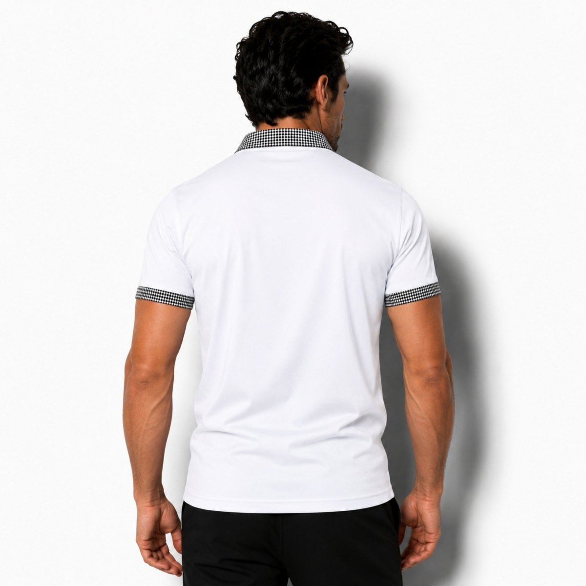 Preston | Men’s Polo Shirt | Contrast Collar Smart Casual-Men Polo-Pick NewYork