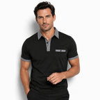 Preston | Men’s Polo Shirt | Contrast Collar Smart Casual-Men Polo-Pick NewYork