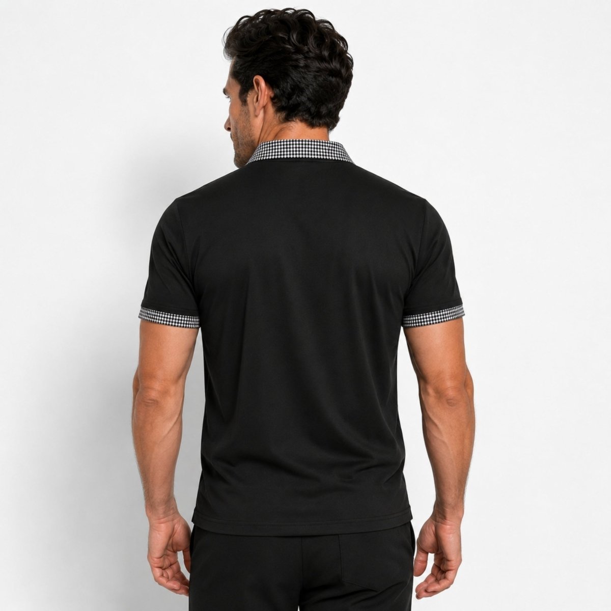 Preston | Men’s Polo Shirt | Contrast Collar Smart Casual-Men Polo-Pick NewYork