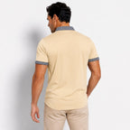 Preston | Men’s Polo Shirt | Contrast Collar Smart Casual-Men Polo-Pick NewYork